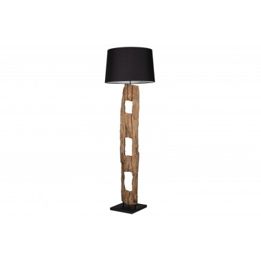 Invicta Lampa podłogowa BARRACUDA czarna 177cm / 41043