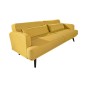 STUDIO Sofa 214cm z funkcją spania kolor musztardowy żółty / 39466