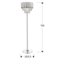 Schuller Lampa podłogowa TIARA 3L chrome / 605014