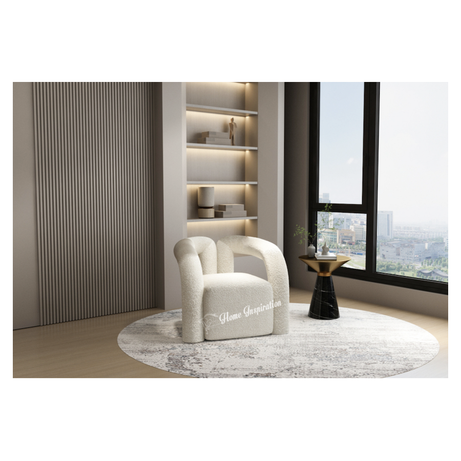 Livin Hill Stolik kawowy MODIG optyka marmuru czarno złoty Ø 45cm / M39