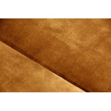 Invicta MODERN BAROCK Sofa musztardowo żółty aksamit 235 x 72 x 95cm / 44392