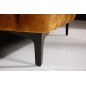 Invicta MODERN BAROCK Sofa musztardowo żółty aksamit 235 x 72 x 95cm / 44392