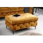 Invicta Pufa MODERN BAROCK musztardowo żółty aksamit 92cm / 44395