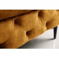 Invicta MODERN BAROCK Pufa musztardowo żółty aksamit 92x 45 x 62cm / 44395