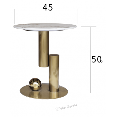 Livin Hill Stolik kawowy MODIG optyka marmuru zestaw 2 sztuk Ø 80cm / M60