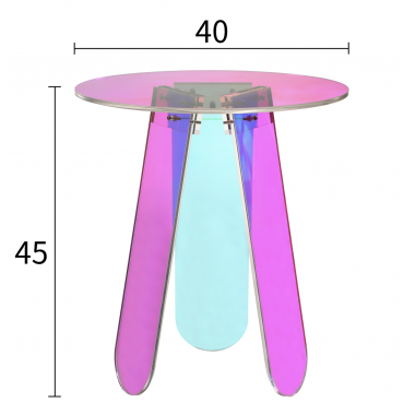 Livin Hill Stolik kawowy MODIG kameleon Ø 40cm / M75-40