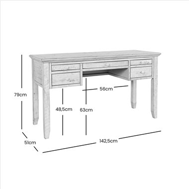 Avola AV1615-5620 Biurko + Krzesło AV1615-370KD