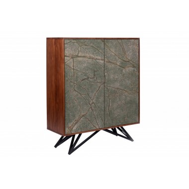 Invicta MOUNTAIN SOUL Komoda wysoka z imitacją marmuru 100cm / 43794