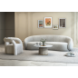 Livin Hill Sofa tapicerowana NUA PERUGIA białe ecru boucle 260cm / N77-1