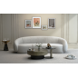 Livin Hill Sofa tapicerowana NUA PERUGIA białe ecru boucle 260cm / N77-1