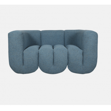 Livin Hill Sofa tapicerowana NUA niebieski szenil 150cm / N88-150-10