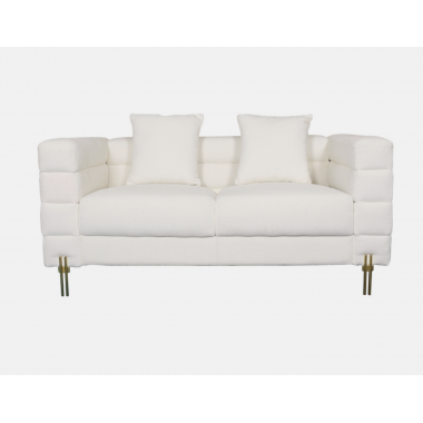 Sofa tapicerowana NUA złamana biel boucle 160cm / N49-1