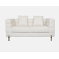 Sofa tapicerowana NUA złamana biel boucle 160cm / N49-1