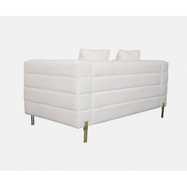 Sofa tapicerowana NUA złamana biel boucle 160cm / N49-1