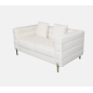 Sofa tapicerowana NUA złamana biel boucle 160cm / N49-1