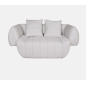 Livin Hill Sofa tapicerowana NUA biały aksamit 160cm / N90-3