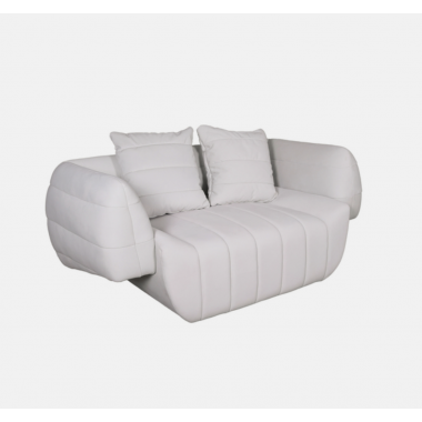 Livin Hill Sofa tapicerowana NUA biały aksamit 160cm / N90-3