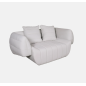 Livin Hill Sofa tapicerowana NUA biały aksamit 160cm / N90-3