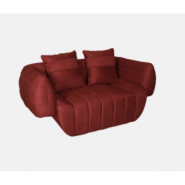 Livin Hill Sofa tapicerowana NUA czerwony aksamit 160cm / N90-13