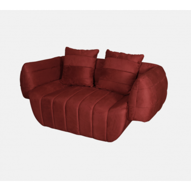 Livin Hill Sofa tapicerowana NUA czerwony aksamit 160cm / N90-13