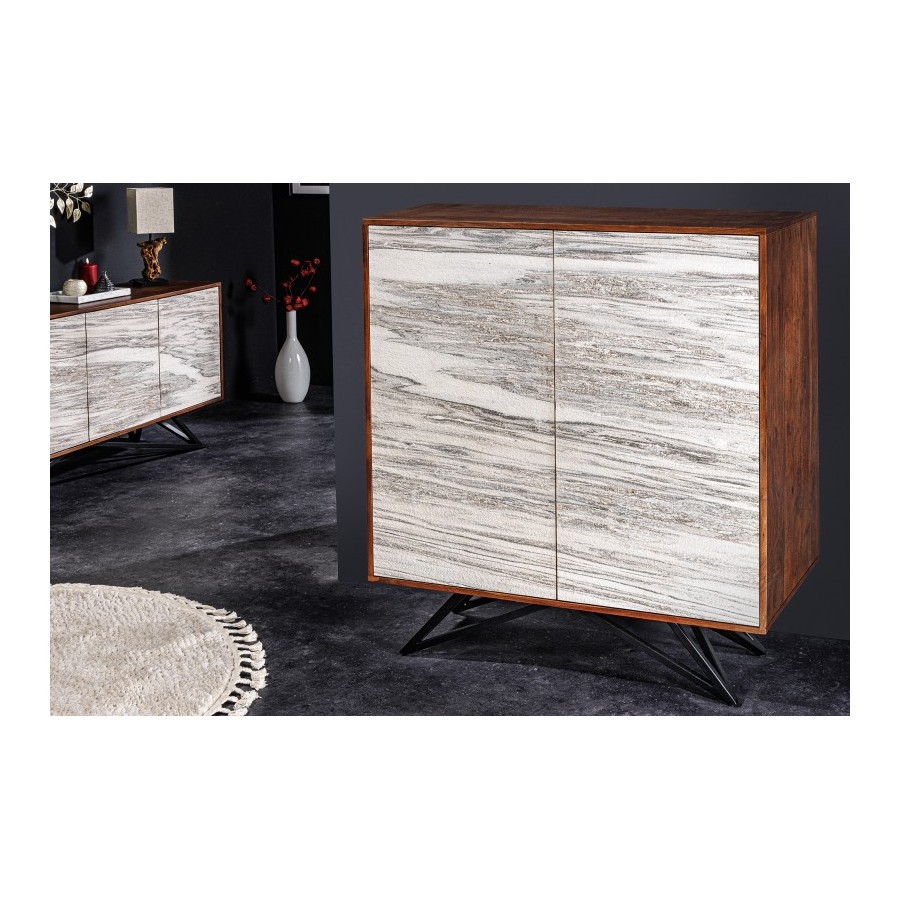 Invicta Komoda MOUNTAIN SOUL kamień naturalny biały 120cm / 43793 Invicta Komoda MOUNTAIN SOUL kamień naturalny biały 120cm / 43793