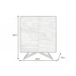 Invicta Komoda MOUNTAIN SOUL kamień naturalny biały 120cm / 43793