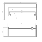 Hitze Biokominek do zabudowy prawy SOUL R 800x400x300mm / BK-08 BLUES R