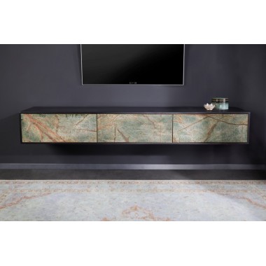 Invicta MONTAIN SOUL Szafka RTV stojąca imitacja marmuru 200cm / 43483