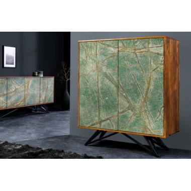 Invicta MOUNTAIN SOUL Komoda wysoka z imitacją marmuru 100cm / 43794