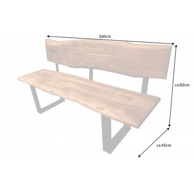 Invicta Ławka MAMMUT miodowa akacja 160cm / 43745