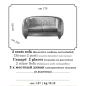 LIBERTY Włoska Sofa tapicerowana 2 osobowa 175 x 93 x 107cm / ArredoClassic