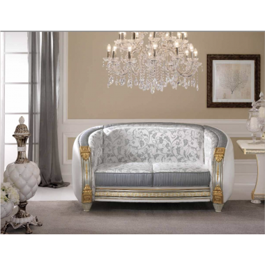 LIBERTY Włoska Sofa tapicerowana 3 osobowa 225 x 95 x 109cm / ArredoClassic