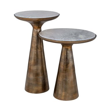 Side table Ethan 38Ø brushed gold (Brushed Gold)