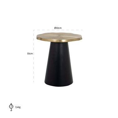 Side table Sassy (Brushed Gold)