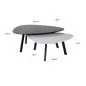 Stolik kawowy Trocadero set of 2 (Black/white) - Richmond