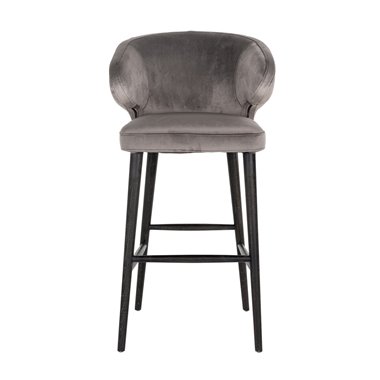 Bar stool Indigo stone velvet (Quartz Stone 101)