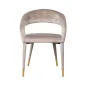 Krzesło Gia khaki velvet fire retardant (FR-Quartz 903 Khaki) - Richmond