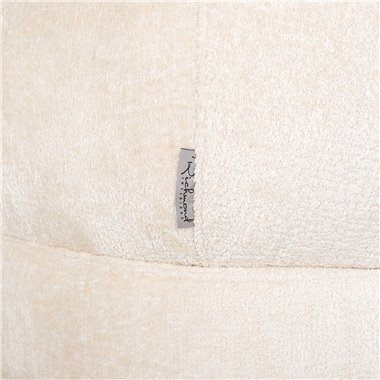 Easy chair Venus white chenille (Bergen 900 white chenille)