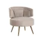 Fotel wypoczynkowy Hazel khaki aksamitny ognioodporny (FR-Quartz 903 Khaki) - Richmond