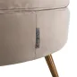 Fotel wypoczynkowy Hazel khaki aksamitny ognioodporny (FR-Quartz 903 Khaki) - Richmond
