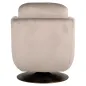 Obrotowy fotel Turner, khaki, welur, ognioodporny (FR-Quartz 903 Khaki) - Richmond