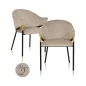 Krzesło Jocasta khaki velvet (zestaw 2) (Quartz Khaki 903) - Richmond