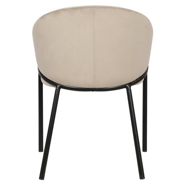 Chair Jocasta khaki velvet (set of 2) (Quartz Khaki 903)