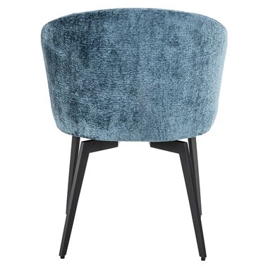 Chair Amphara blue chenille