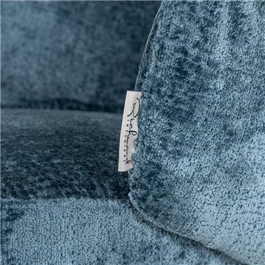 Chair Amphara blue chenille