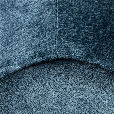 Chair Amphara blue chenille