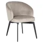 Krzesło Amphara khaki welur ognioodporny (FR-Quartz 903 Khaki) - Richmond