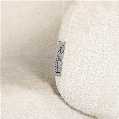 Chair Amphara white chenille (FR-Bergen 900 white chenille)