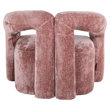 Easy chair Dana rose chenille (Bergen 705 rose chenille)