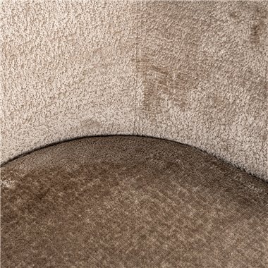 Dining chair Ruby taupe chenille (Bergen 104 taupe chenille)